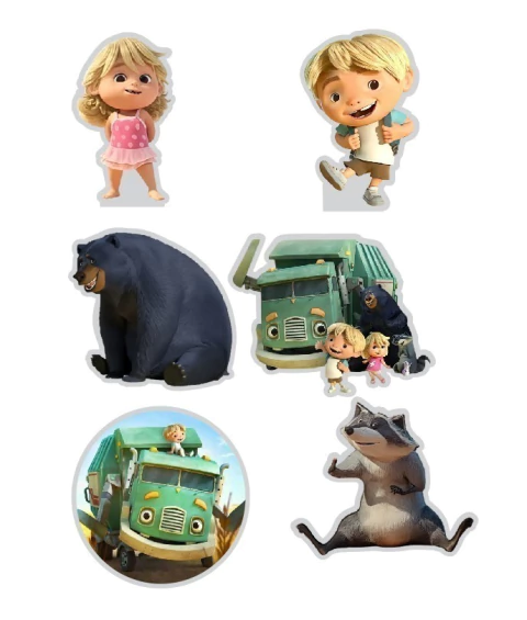 Inspirações de Bolos e Doces para o Tema Zé Coleta (Trash Truck)