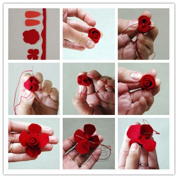 10 Ideias Criativas de Penteados com Flores de Feltro para Crianças