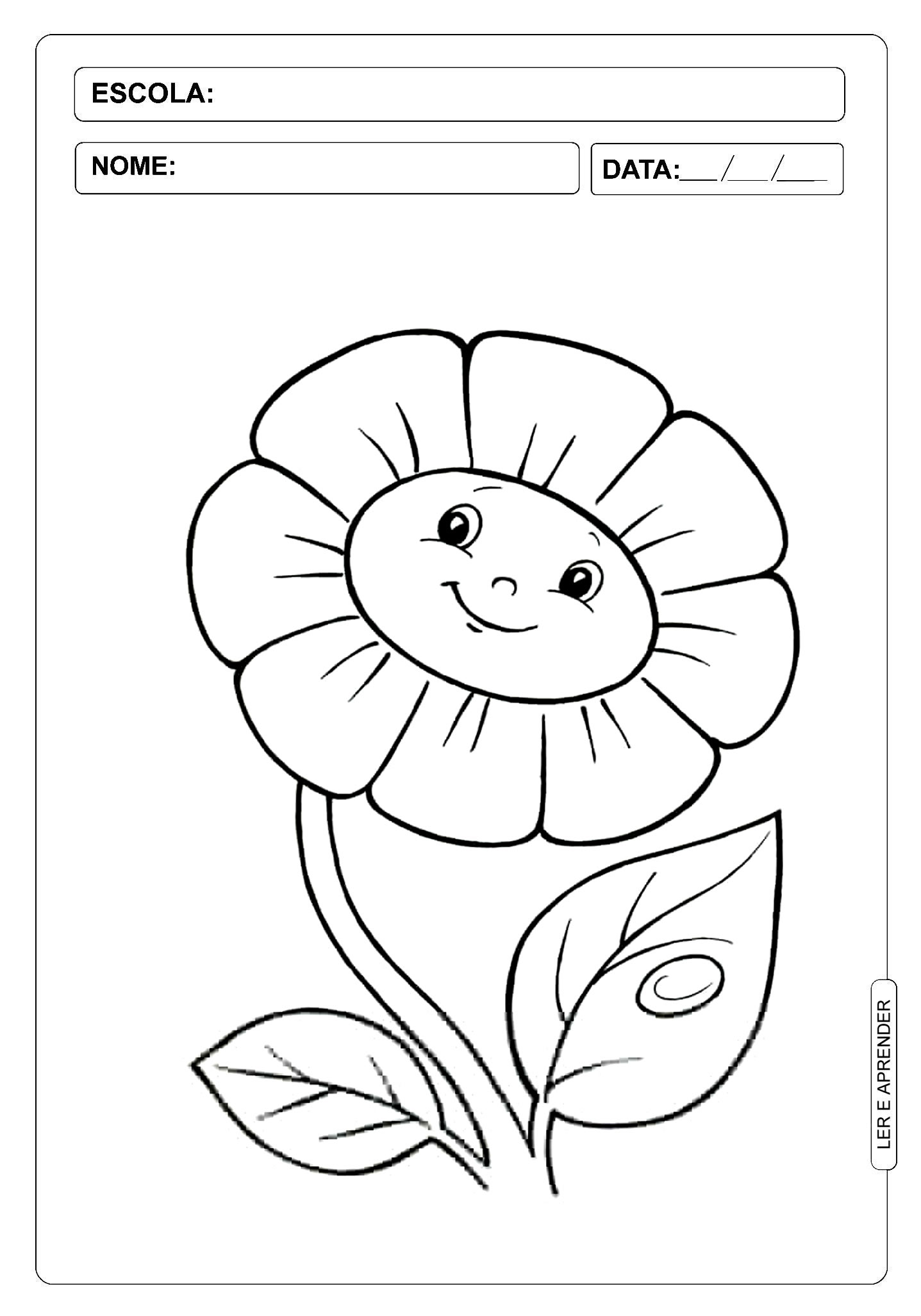 desenhos de rosas para colorir