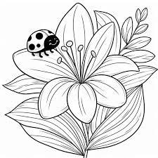 livros de flores para colorir