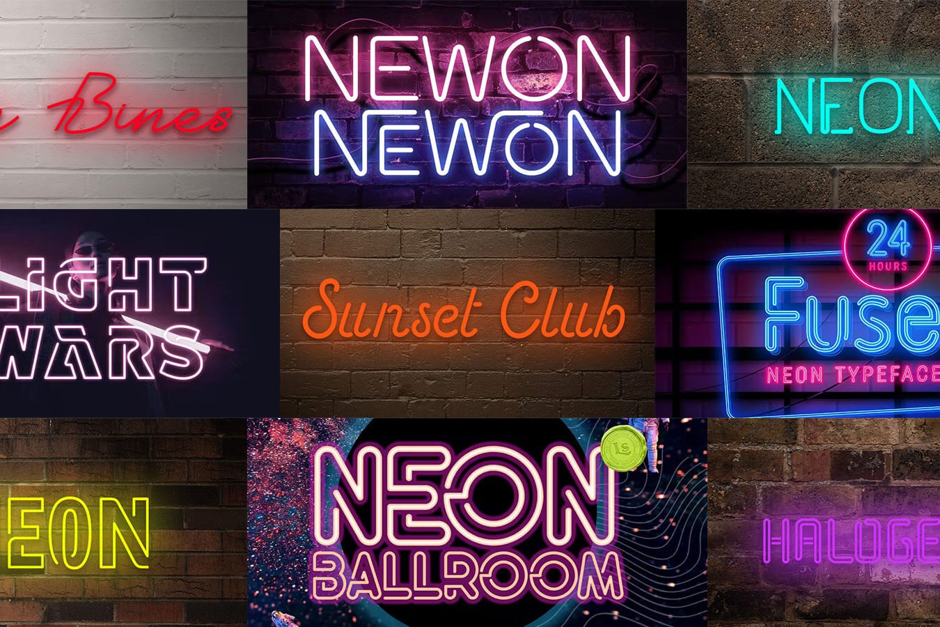 letreiro neon