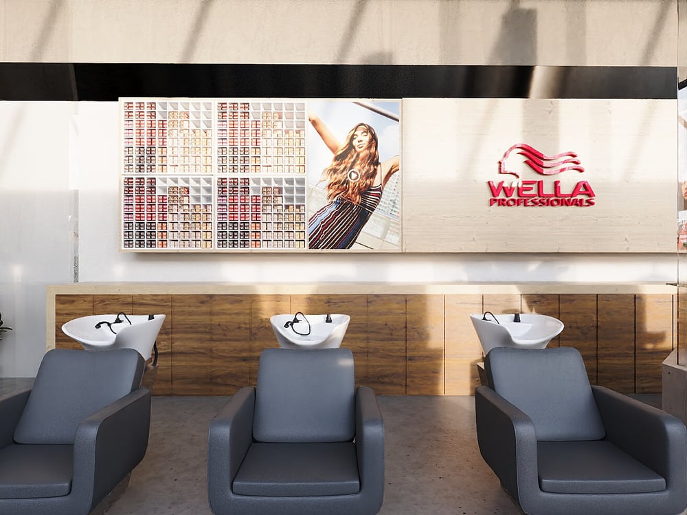 Fornecedor Wella Professionals para salão