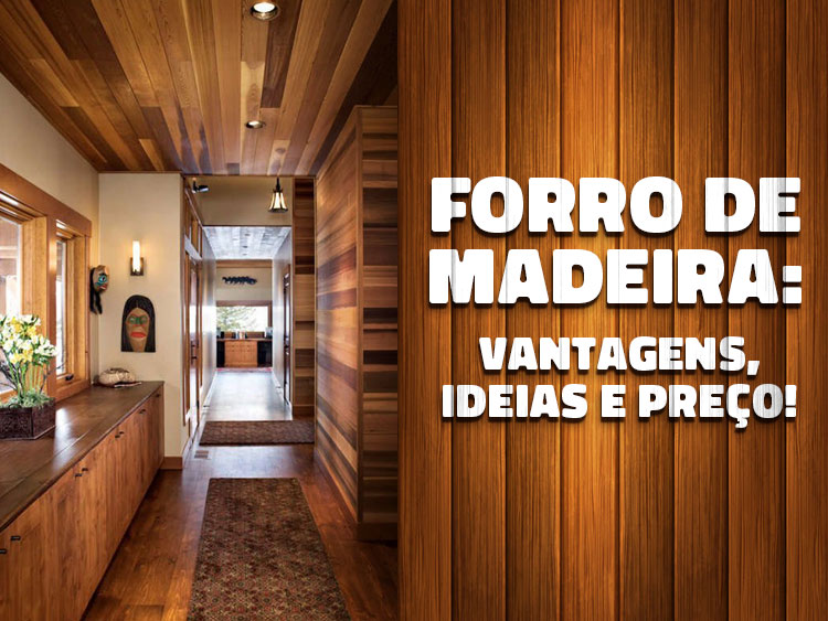 Forro de madeira para sala