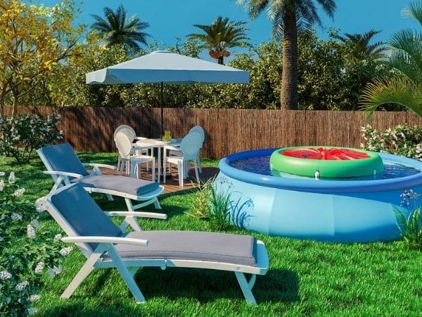 fotos de piscina com borda infinita