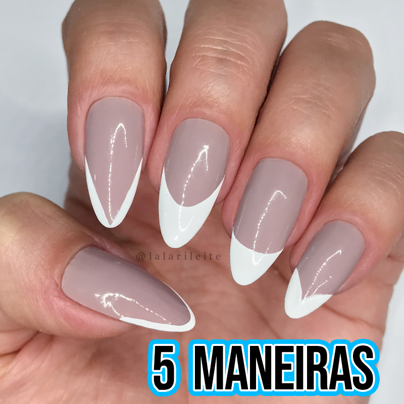 Francesinha Reversa Unha Amendoada