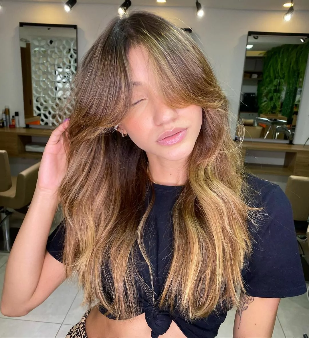 Franja Cabelo Longo Liso