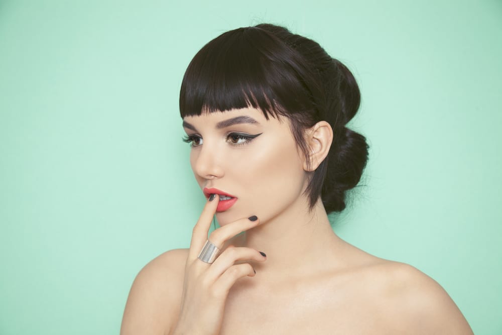 cortes de cabelo com franja curta