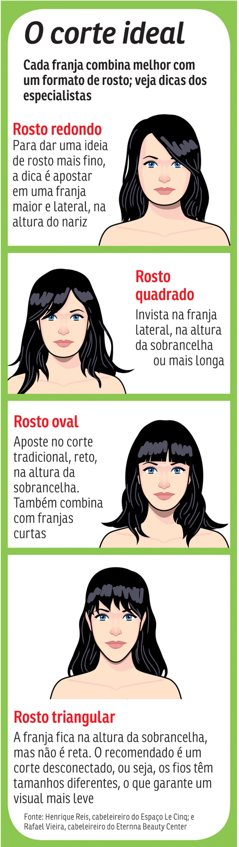 franjinha rosto redondo