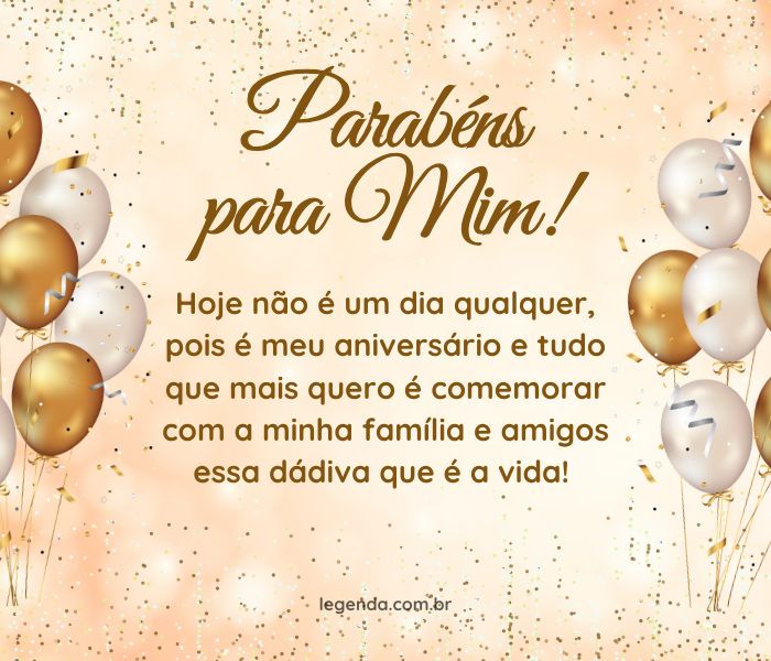 obrigado pelas felicitações de aniversário
