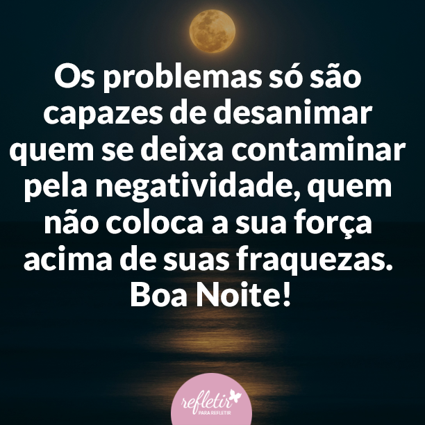 frases de boa noite para refletir