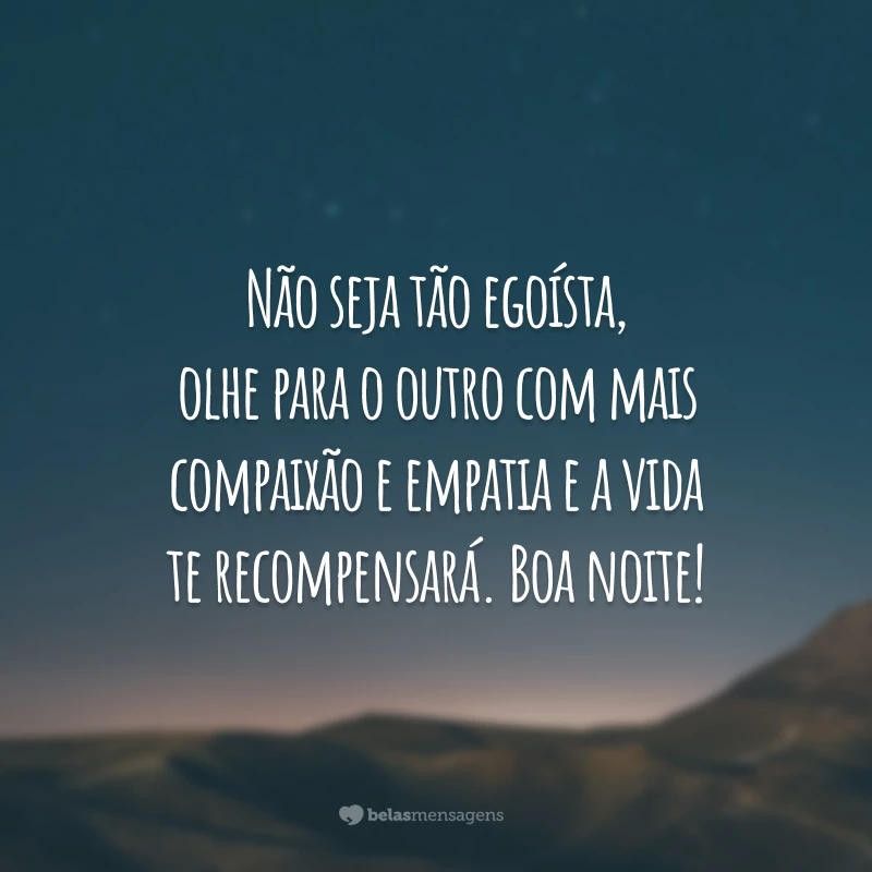 frases de paz para a noite