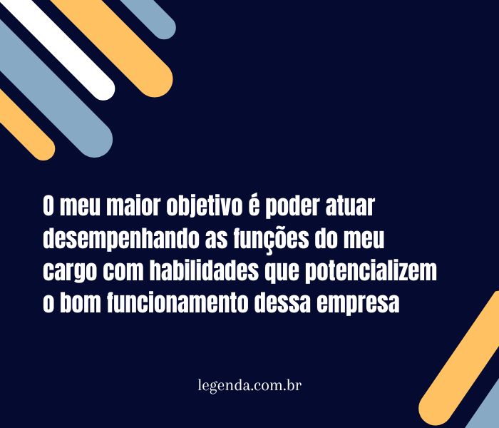 frases curtas para status de objetivo