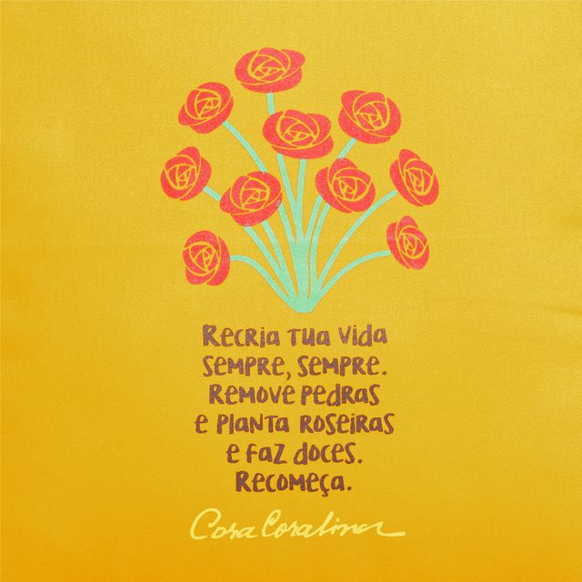 cora coralina recomeçar