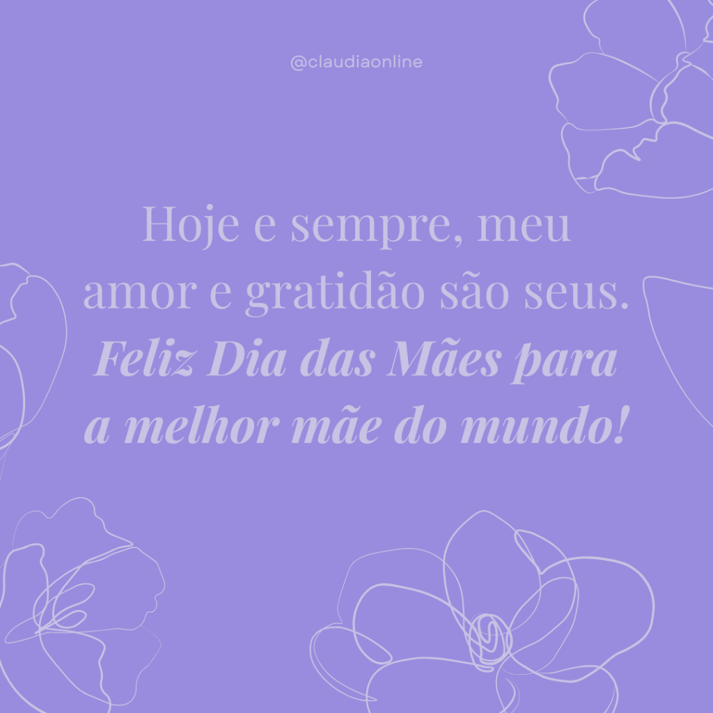 frases curtas para legenda dia das mães instagram