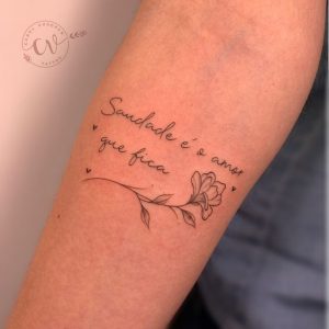 quanto custa tatuagem de frase pequena