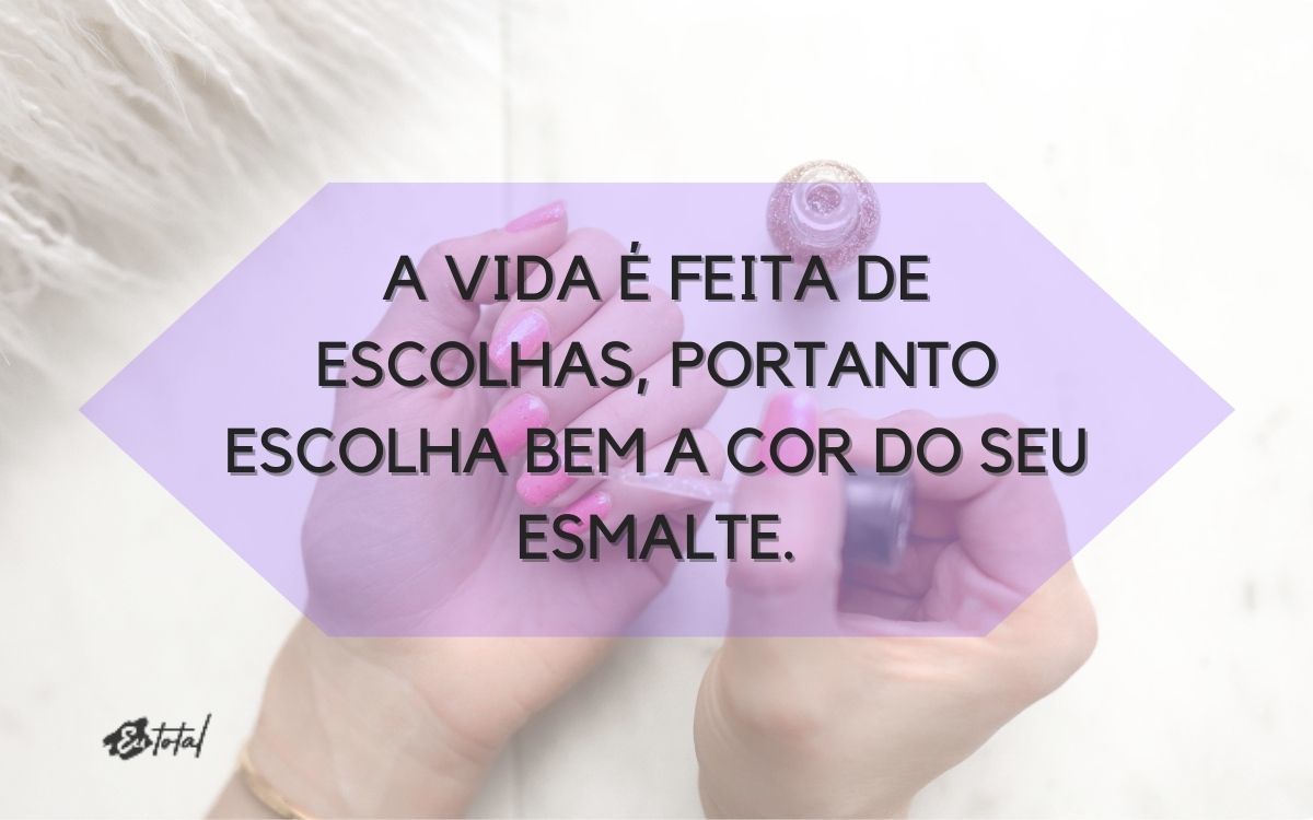 frases para status de manicure