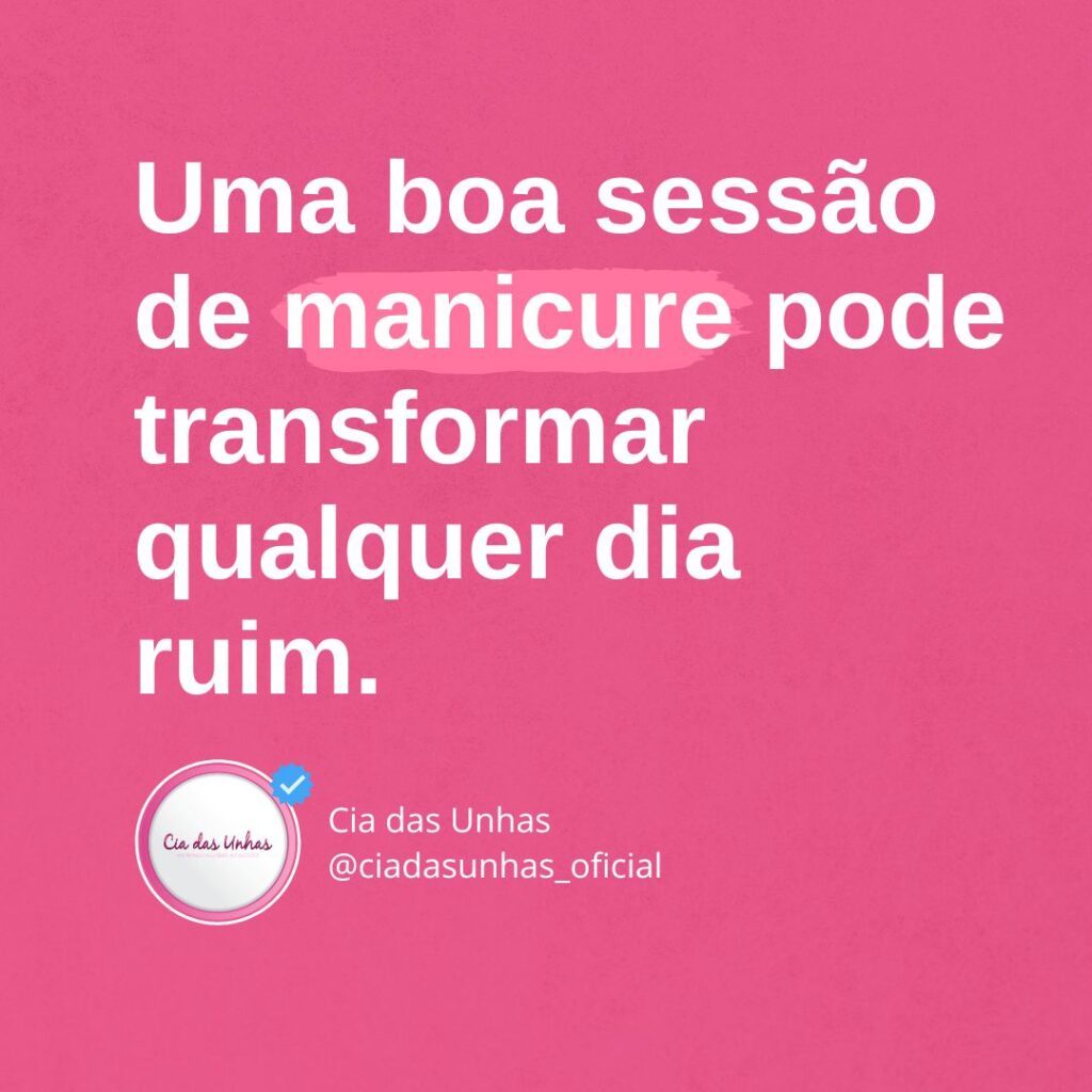 unhas feitas autoestima