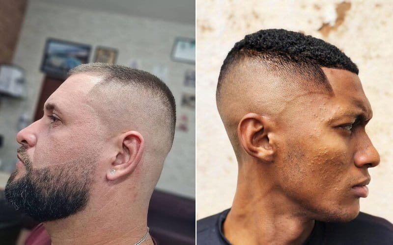 corte degradê com freestyle