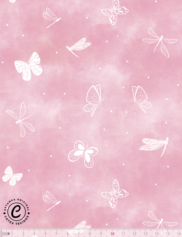 papel de parede jardim borboletas