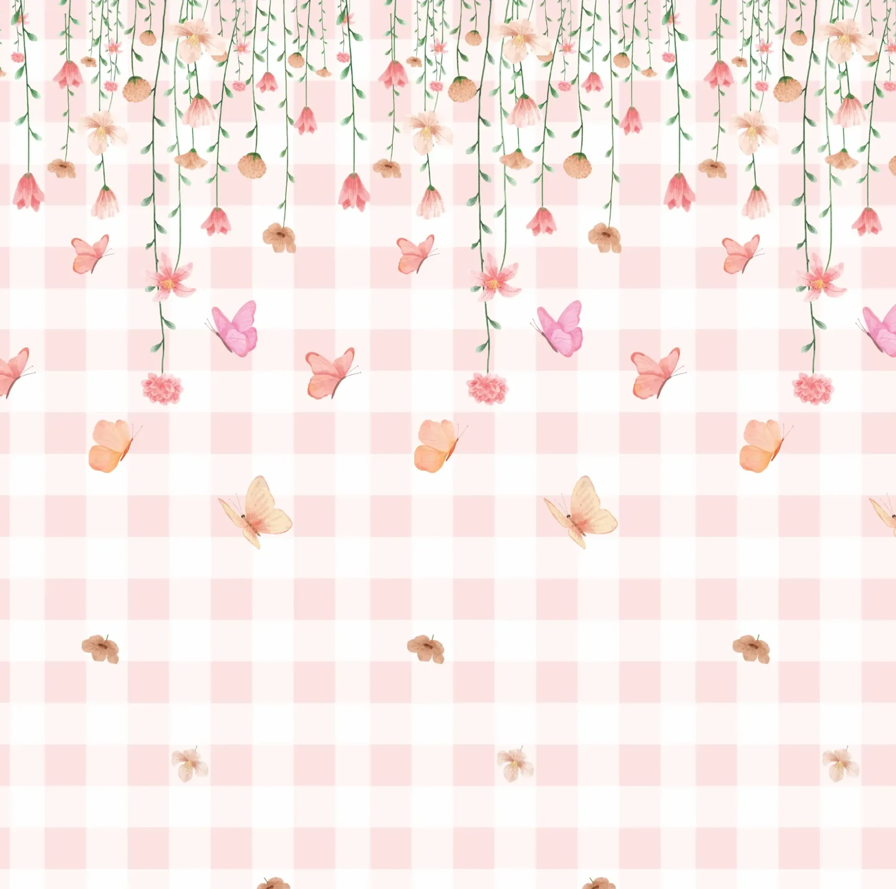 fundo jardim borboletas para convite