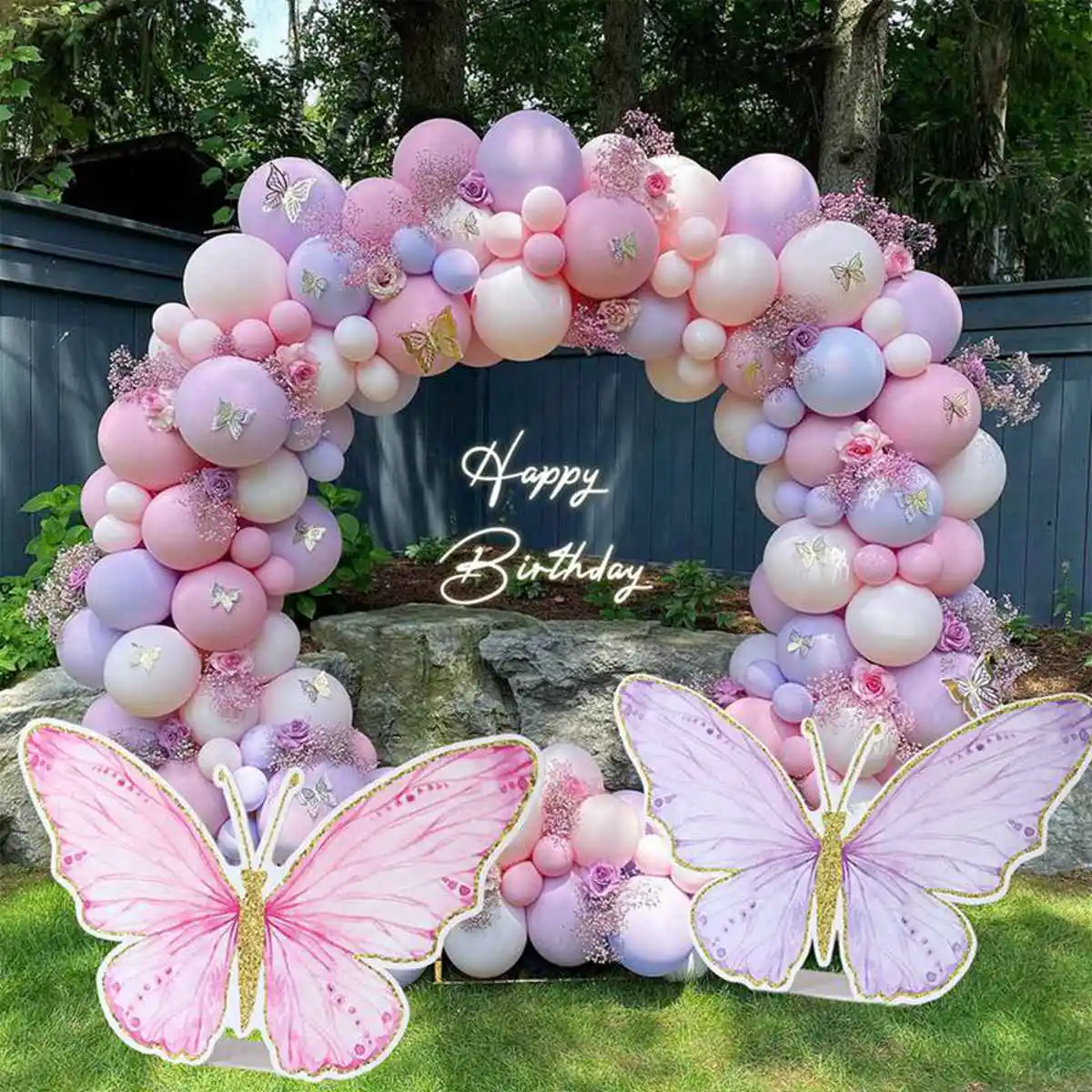 tema jardim encantado borboletas