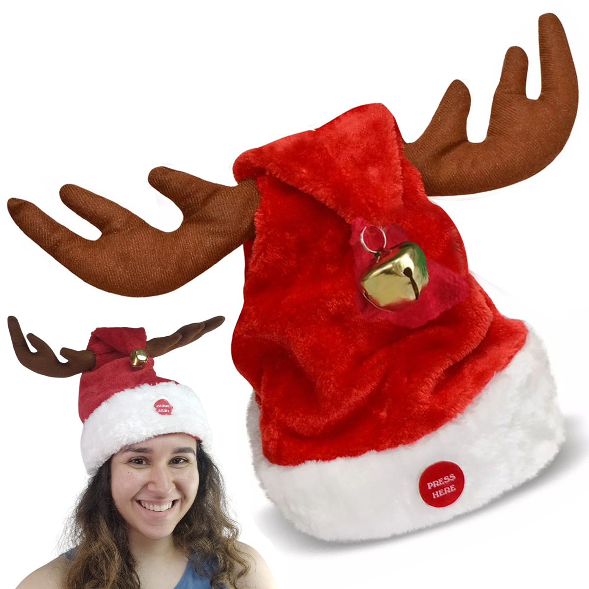 Gorro de Malha Natalino