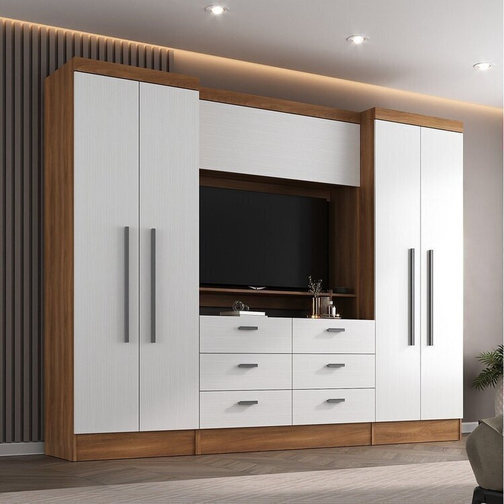 móvel de quarto com tv integrada