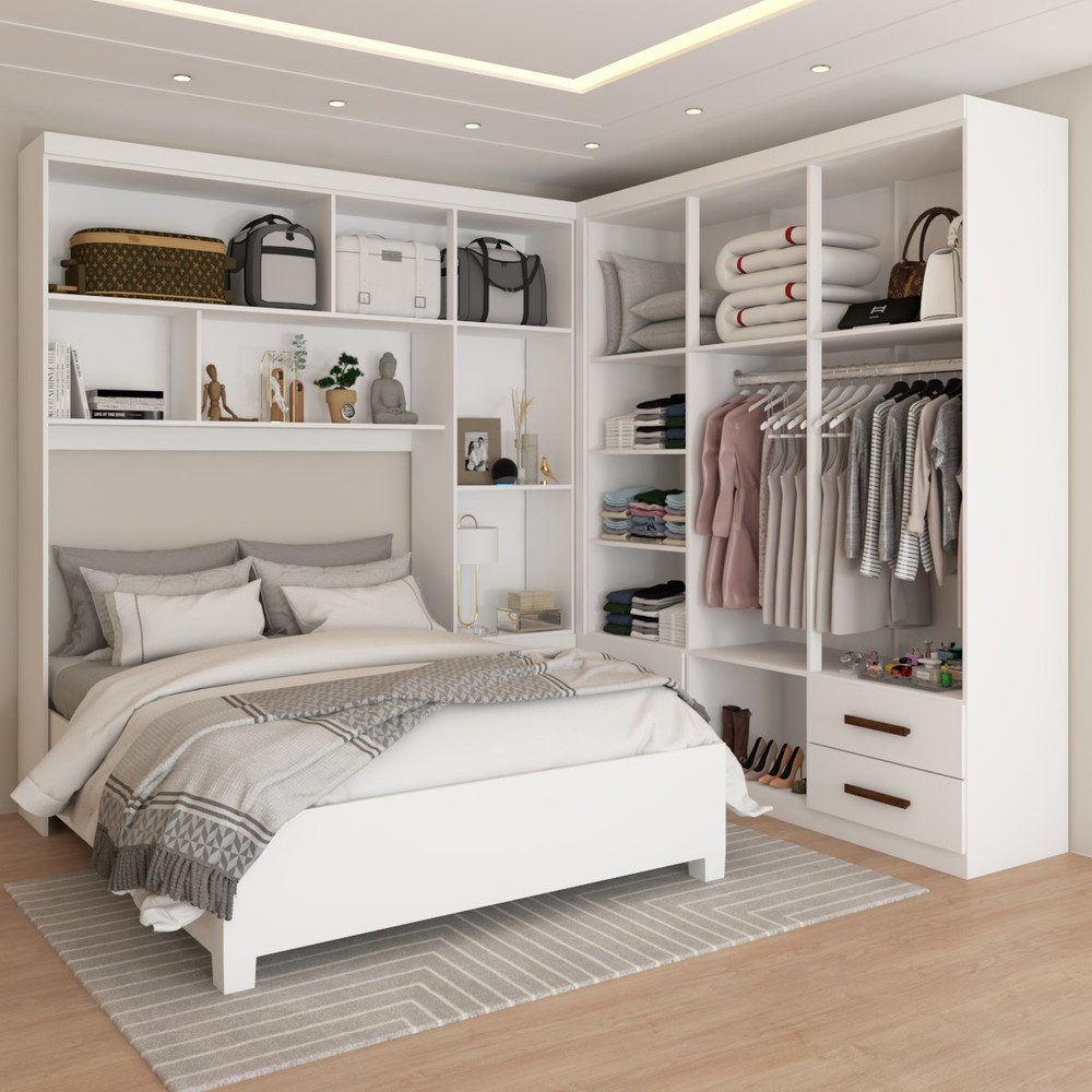 móvel de quarto com tv integrada