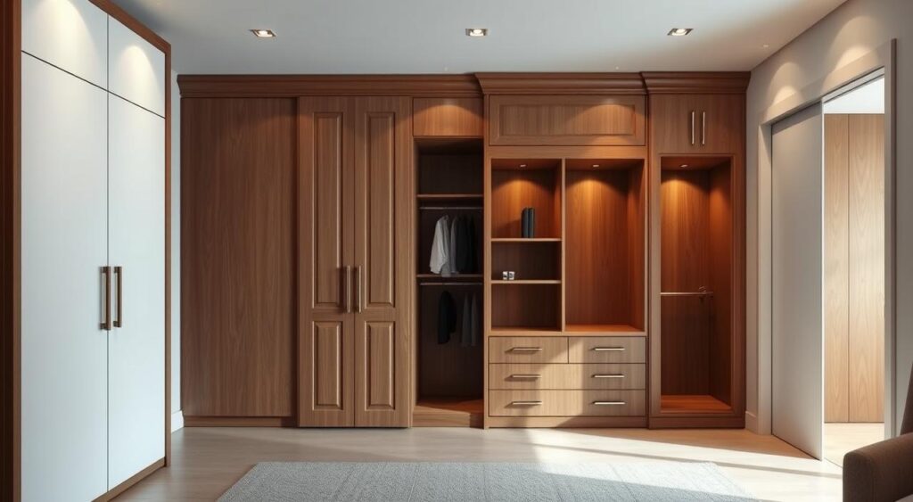 guarda-roupa planejado ou guarda-roupa modulado comparativo