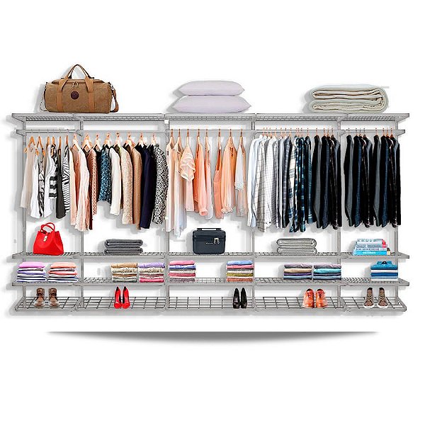 Móvel de closet sem portas
