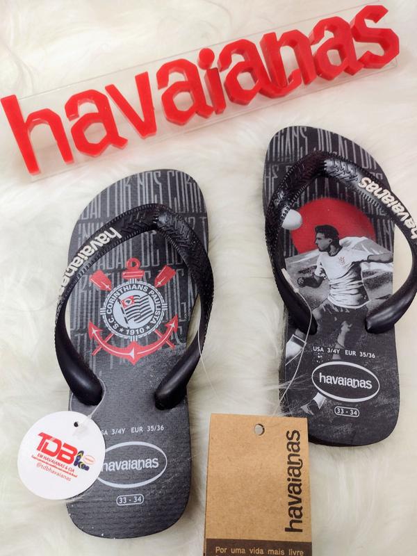 Havaianas masculinas Corinthians