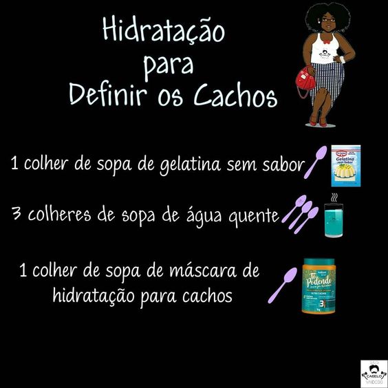 hidratação caseiro para cabelo cacheado