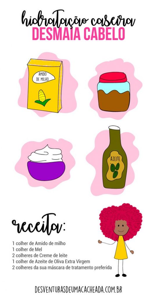 hidratação caseiro para cabelo ressecado