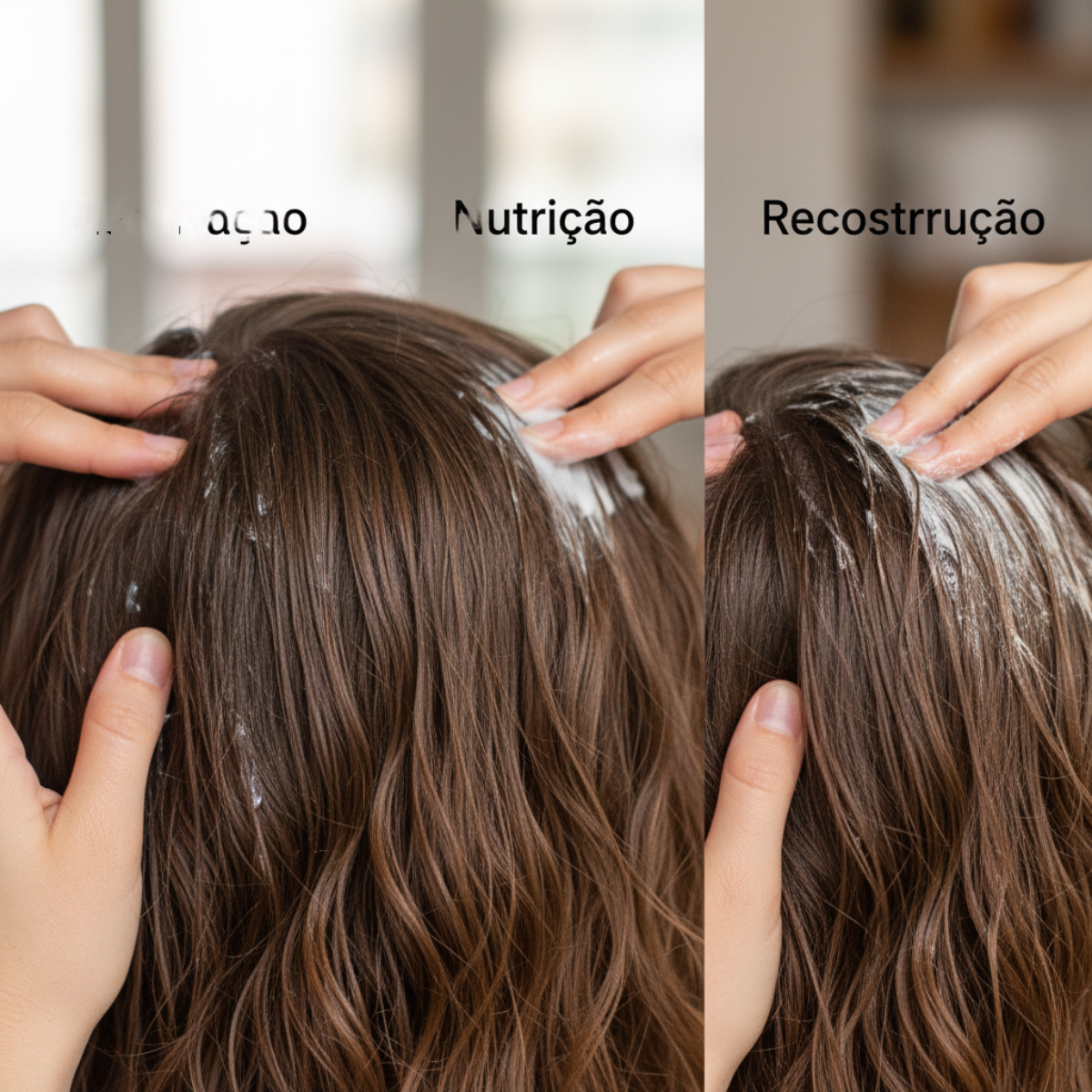 erros comuns ao fazer reconstrução capilar em casa