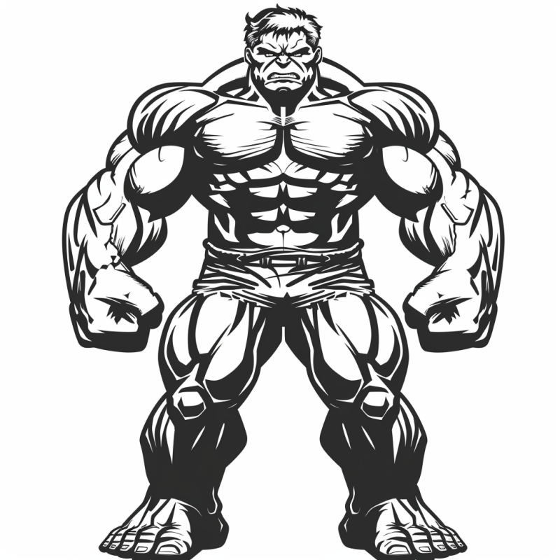 Hulk LEGO para pintar