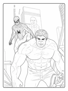 Hulk Azul (A-Bomb) para pintar