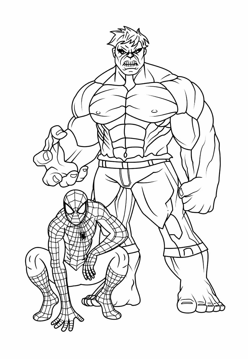 Hulk LEGO para pintar