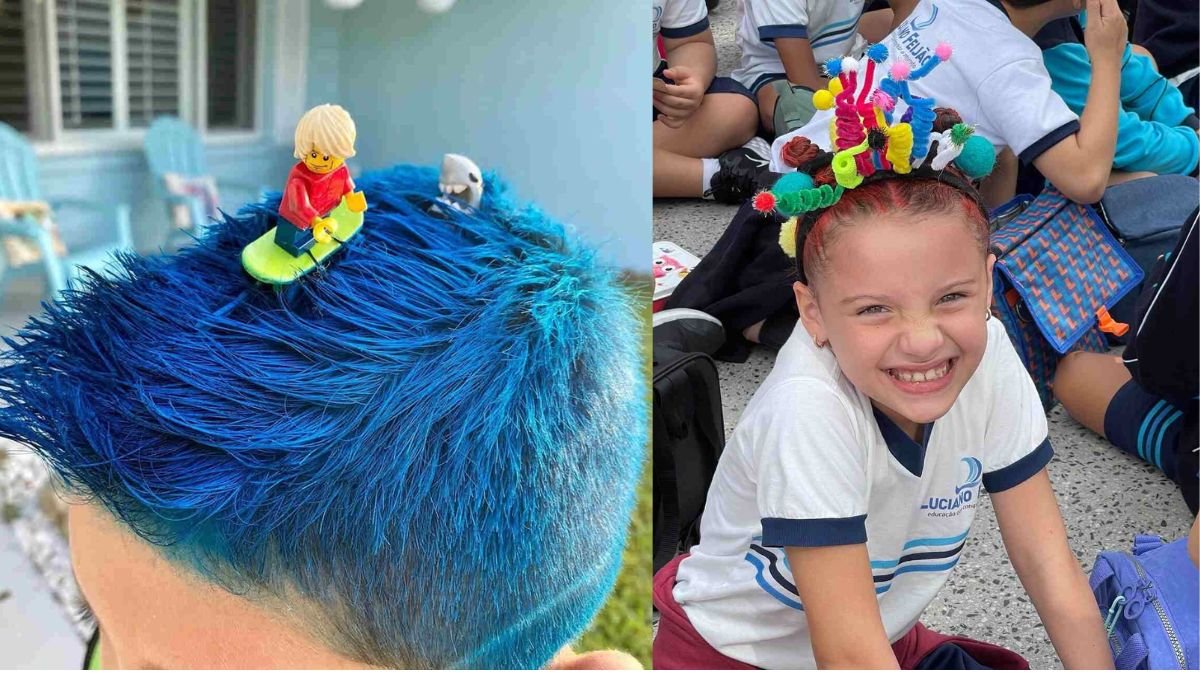 Transforme o Cabelo do Seu Filho em um Vulcão em Erupção: Passo a Passo