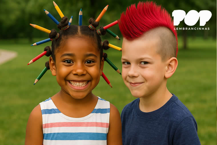 Transforme o Cabelo do Seu Filho em um Vulcão em Erupção: Passo a Passo