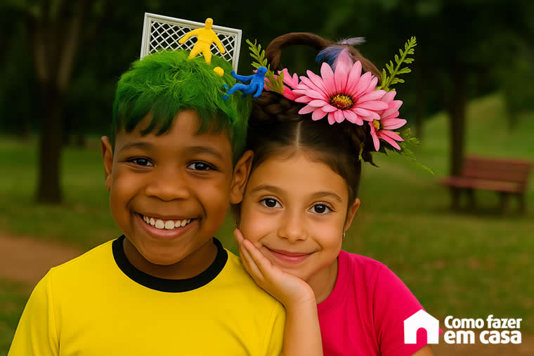 Os Melhores Acessórios de Cabelo Leves para Penteados Criativos Infantis