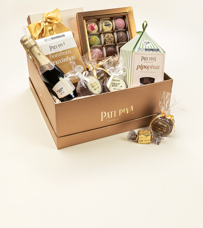 ideia de cesta para presente