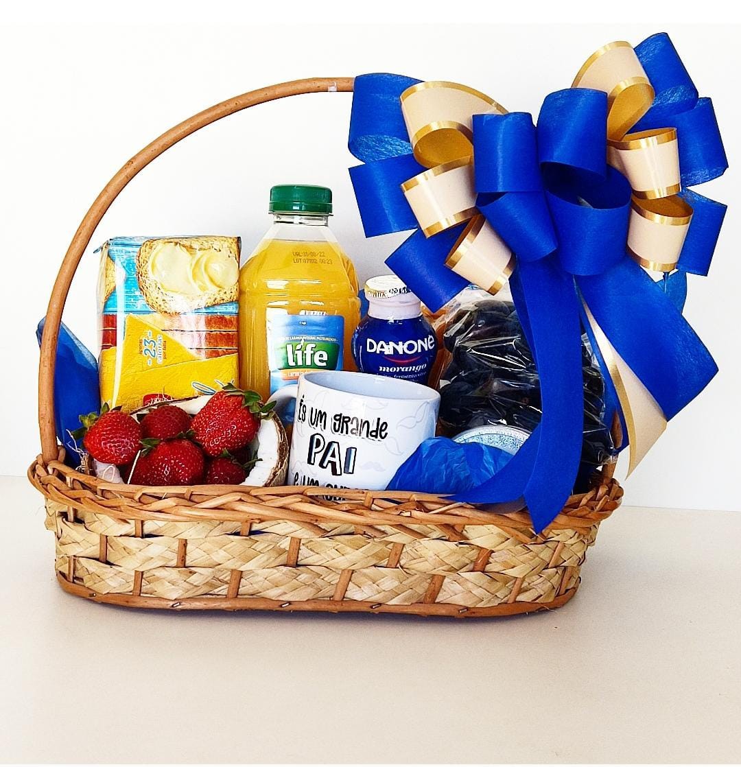 ideia de cesta para presente