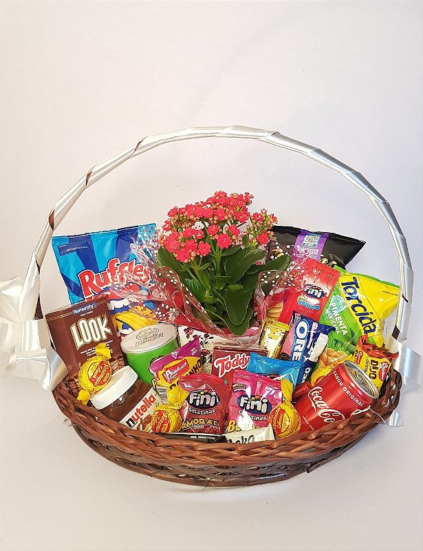 ideia de cesta para presente