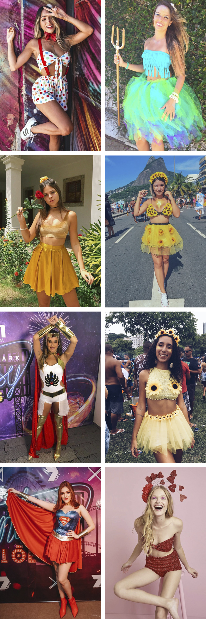 ideia de fantasia de carnaval feminina