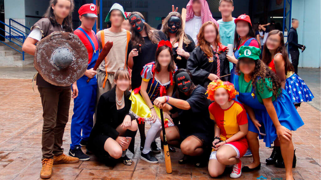 ideia de fantasia halloween trio