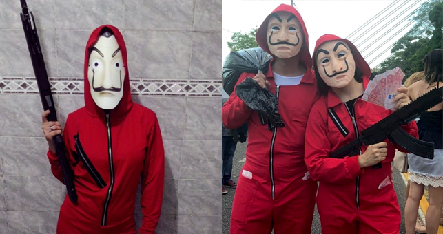 ideia de fantasia vermelha