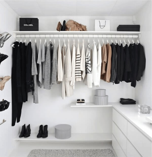 ideia de guarda roupa