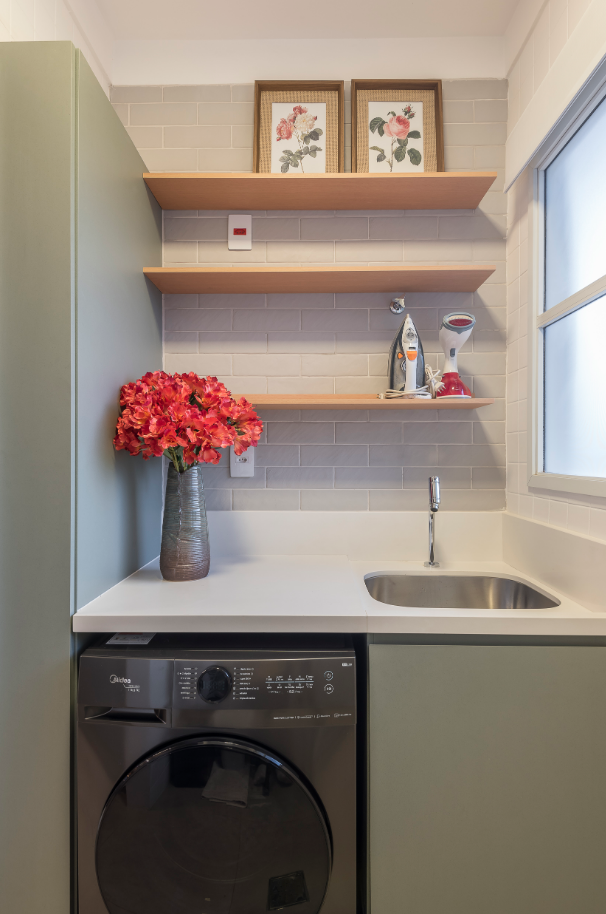 ideia de lavanderia pequena