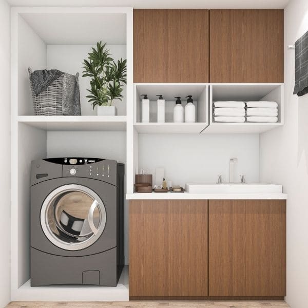 ideia de lavanderia pequena