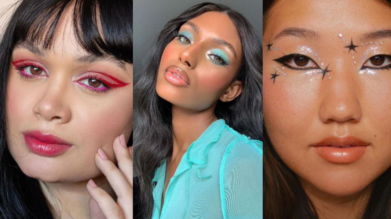 ideia de maquiagem para carnaval